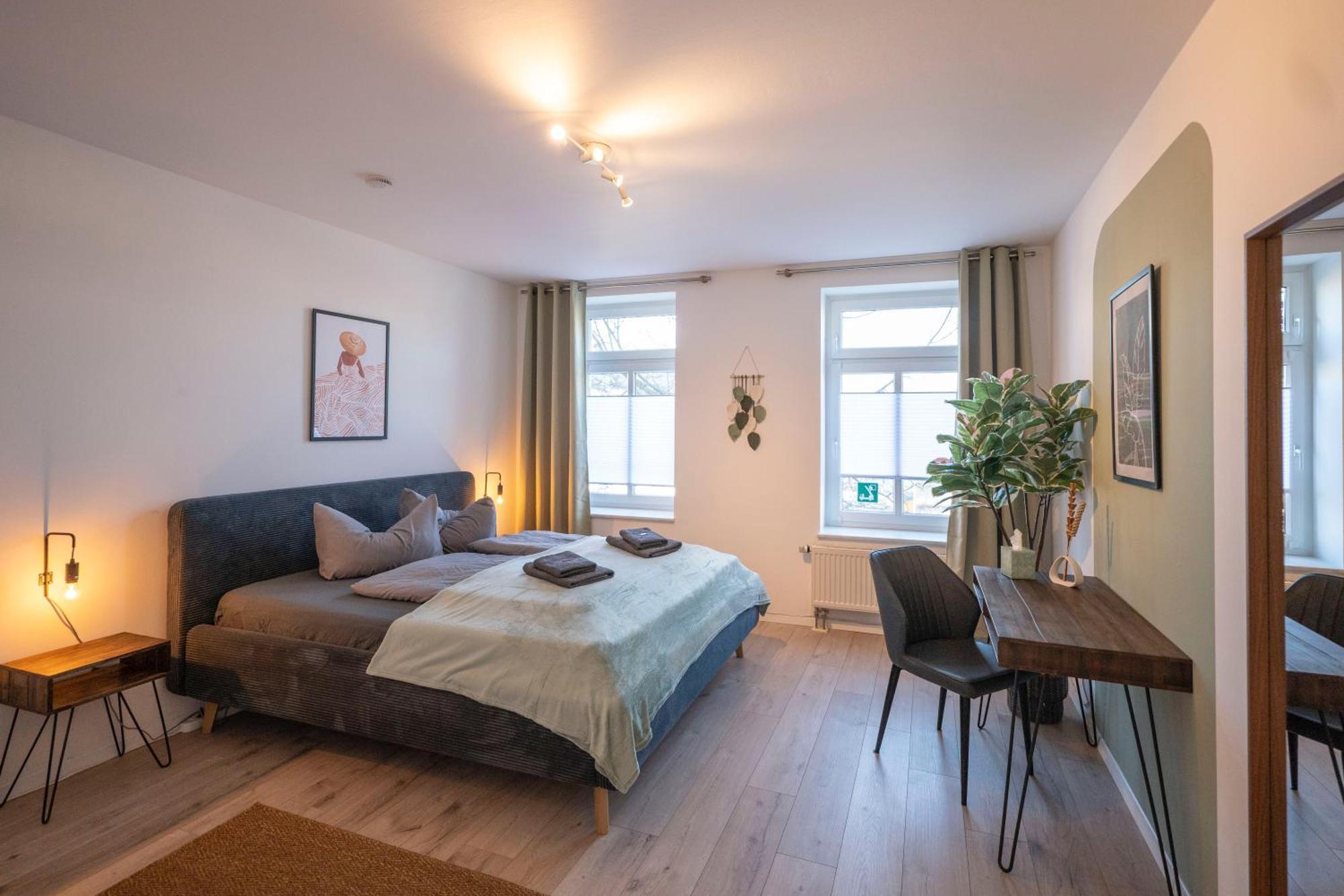 Boho-Suite - Sauna, Netflix, Nespresso, Zentral, Messe Chemnitz Eksteriør bilde